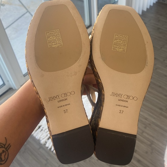 Brand new cream Jimmy Choo wedges - Picture 2 of 4